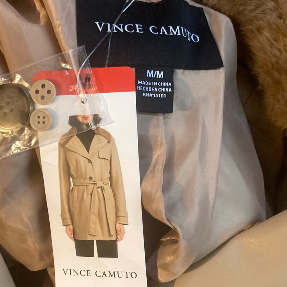Vince Camuto faux leather coats